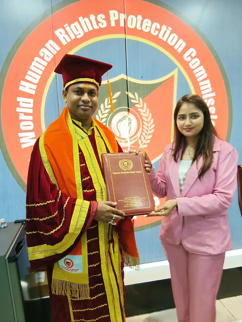 Dr. Shastri at a public presentation